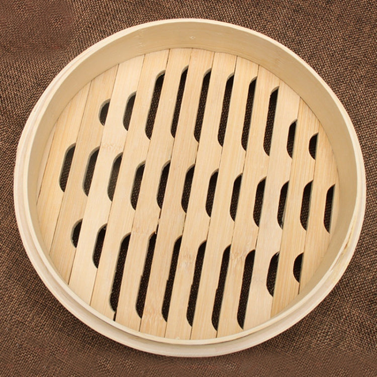 Bamboo Bun Steamer Food Veggie Steamer Basket, 21cm Cover, 21cm Cage, 27cm Cage