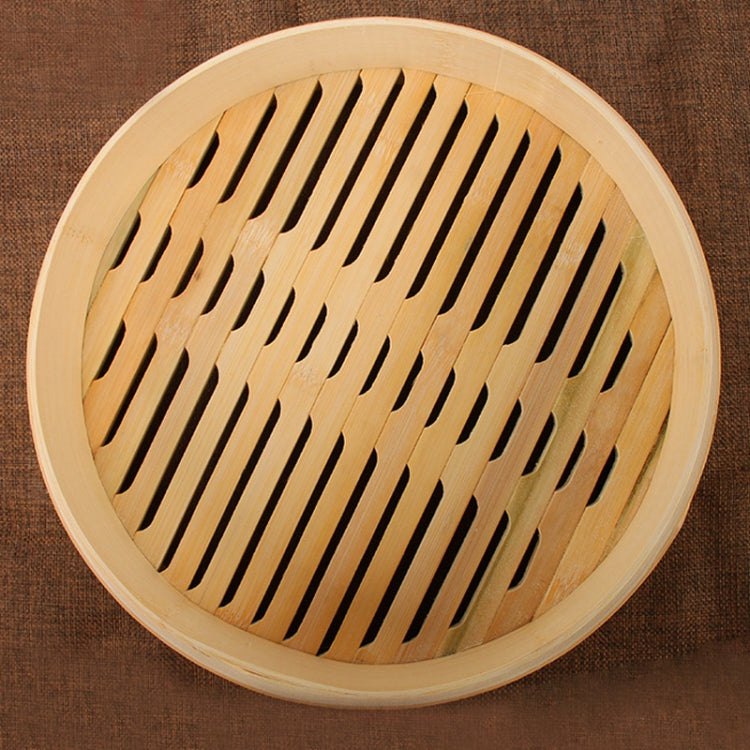 Bamboo Bun Steamer Food Veggie Steamer Basket, 21cm Cover, 21cm Cage, 27cm Cage