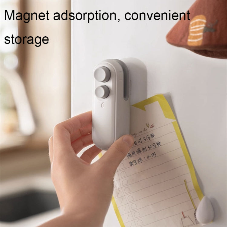 Small 2-in-1 Rechargeable Magnetic Snack Sealer Household Mini Sealing Machine