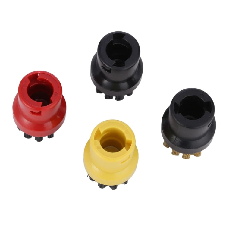 Steam Brush Heads Steamer Accessories For Karcher SC1 / SC2 / SC3 / SC4 / SC5, Copper Brush, Black, Yellow, Red