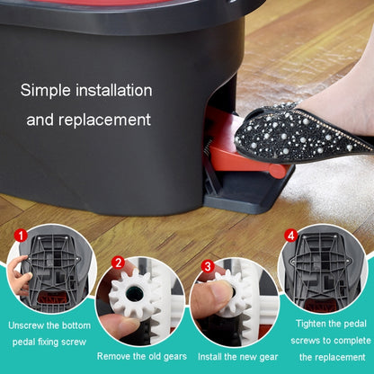 Gear Accessories For Vileda / O-Cedar Easywring RinseClean Foot Pedal Rotary Mop Bucket, Gear Accessories