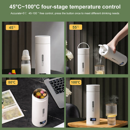 300W 500ml Electric Heating Water Cup Smart Boiling Kettle Temperature Control Kettle, SUS304 US Plug, SUS316 US Plug, SUS304 UK Plug, SUS316 UK Plug, SUS304 EU Plug, SUS316 EU Plug
