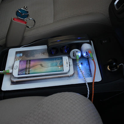 SHUNWEI SD-1906 Car 4 In 1 Power Distributors Cigarette Lighter Socket Car Charger, SD-1906