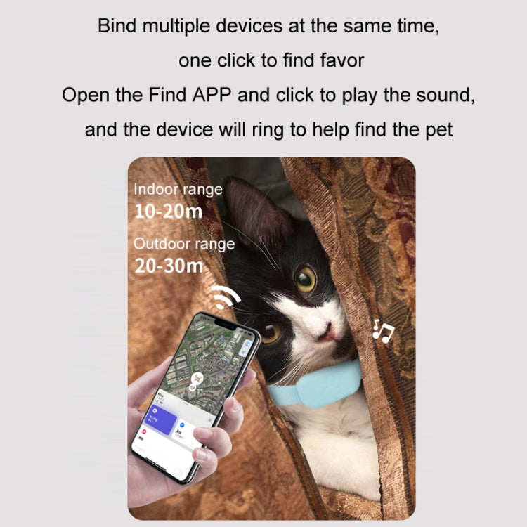 Mfi Certified Smart Pet Locator Protective Cover Silicone Collar