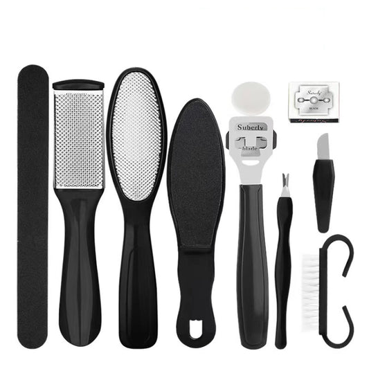 10 In 1 Foot File Clean Tool Kit Foot Care Pedicure Tools Set