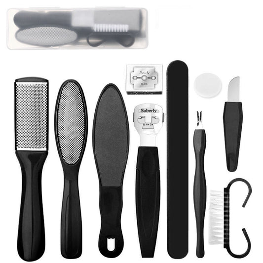 10 In 1 Foot File Clean Tool Kit Foot Care Pedicure Tools Set