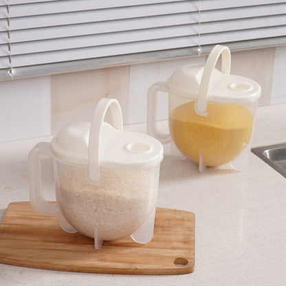 Home Kitchen Rice Washing Sieve Rice Washer Convection Plastic Rice Panner