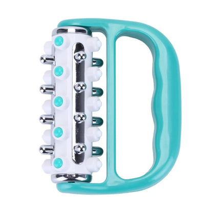 Handheld Curved Five-row Iron Column Roller Soothing Massager