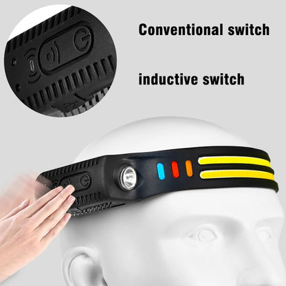 Sensor Headlight Rechargeable Outdoor Camping Fishing Lantern, 812-2, 812-3