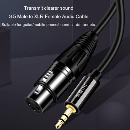 JINGHUA 3.5mm Male To XLR Female Microphone Cable Computer Mixer Audio Cable
