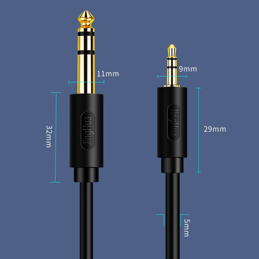 JINGHUA 3.5mm To 6.5mm Audio Cable Amplifier Guitar 6.35mm Cable