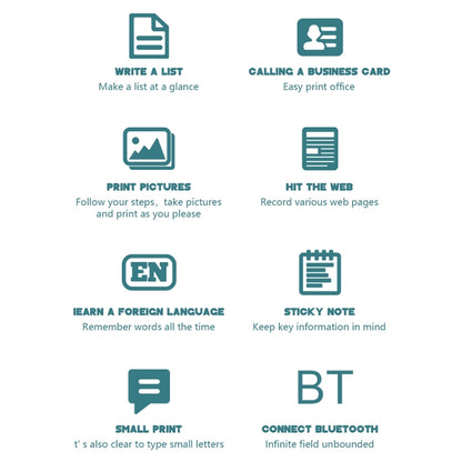 M5 Mini Cartoon Portable Bluetooth Printer Photo Thermal Printer