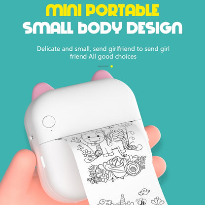 M5 Mini Cartoon Portable Bluetooth Printer Photo Thermal Printer
