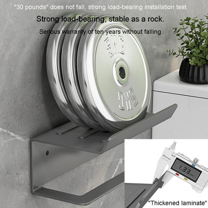 Stainless Steel Bathroom Roll Paper Holder No-Punch Cell Phone Storage Shelf, Phone Rack (White), Paper Rack (White）, Phone Rack (Black), Paper Rack (Black), Phone Rack (Gray), Paper Rack (Gray)