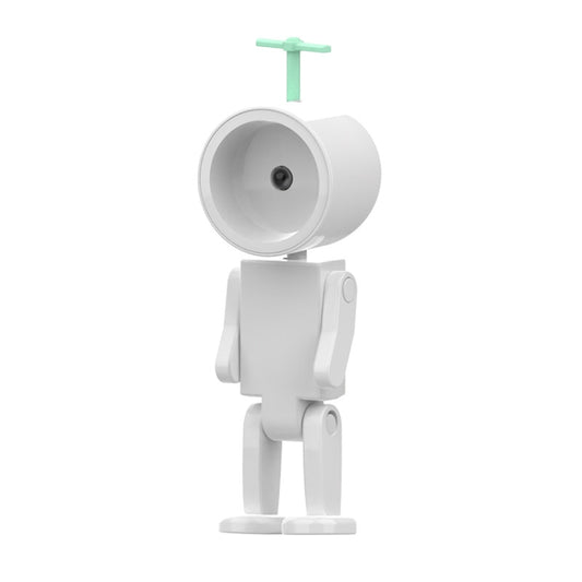 Mini Astronaut Magnetic LED Night Light Desktop Building Block Ornaments Desk Lamp, Round White, Round Pink, Round Blue, Round Green, Square White, Square Pink, Square Blue, Square Green