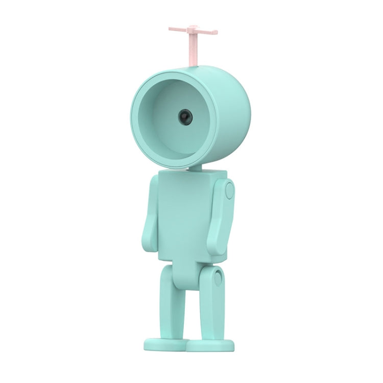 Mini Astronaut Magnetic LED Night Light Desktop Building Block Ornaments Desk Lamp, Round White, Round Pink, Round Blue, Round Green, Square White, Square Pink, Square Blue, Square Green