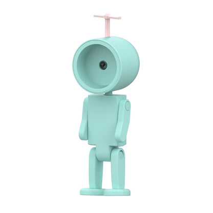 Mini Astronaut Magnetic LED Night Light Desktop Building Block Ornaments Desk Lamp, Round White, Round Pink, Round Blue, Round Green, Square White, Square Pink, Square Blue, Square Green