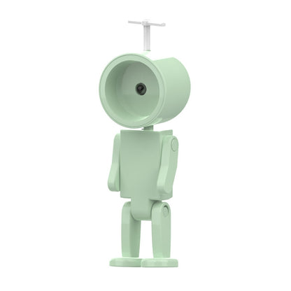Mini Astronaut Magnetic LED Night Light Desktop Building Block Ornaments Desk Lamp, Round White, Round Pink, Round Blue, Round Green, Square White, Square Pink, Square Blue, Square Green