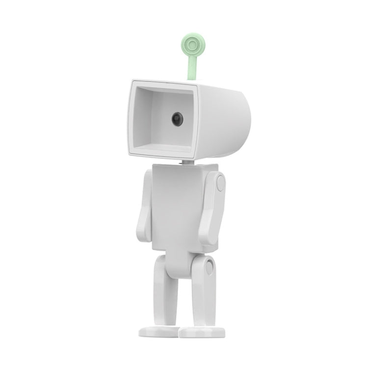 Mini Astronaut Magnetic LED Night Light Desktop Building Block Ornaments Desk Lamp, Round White, Round Pink, Round Blue, Round Green, Square White, Square Pink, Square Blue, Square Green