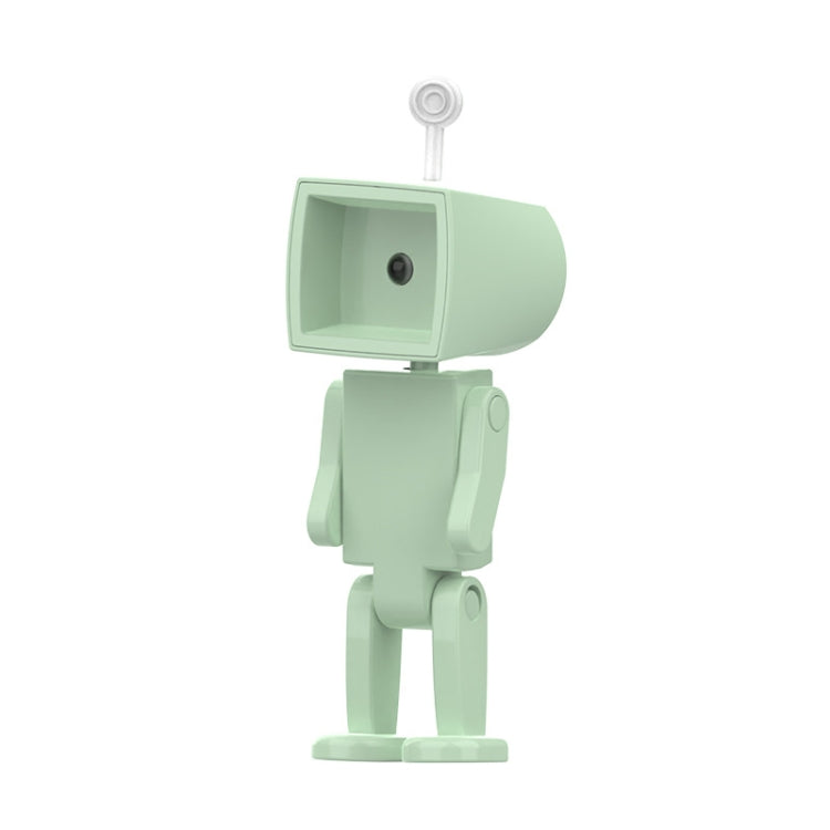 Mini Astronaut Magnetic LED Night Light Desktop Building Block Ornaments Desk Lamp, Round White, Round Pink, Round Blue, Round Green, Square White, Square Pink, Square Blue, Square Green
