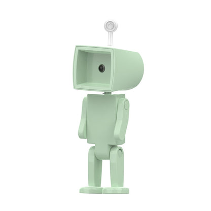 Mini Astronaut Magnetic LED Night Light Desktop Building Block Ornaments Desk Lamp, Round White, Round Pink, Round Blue, Round Green, Square White, Square Pink, Square Blue, Square Green