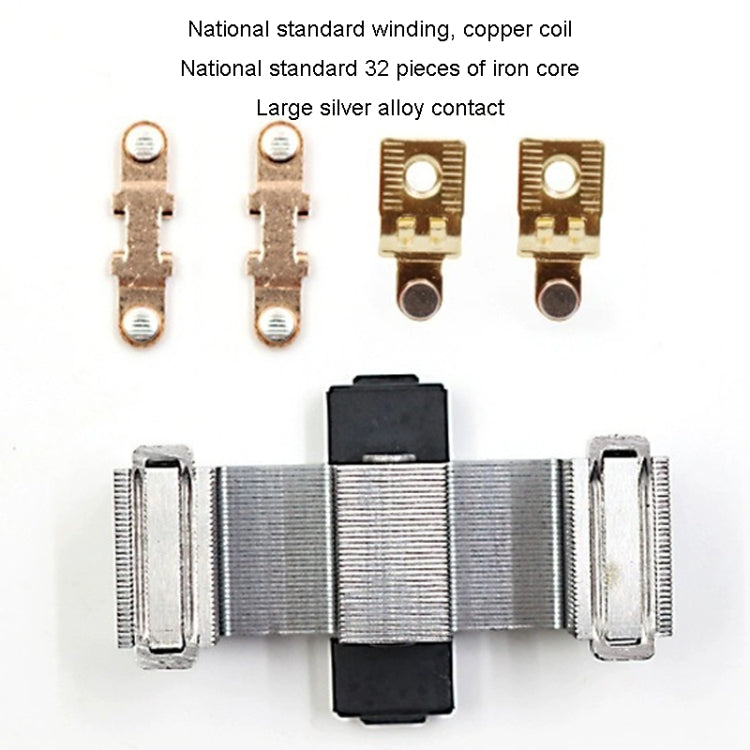 220V Silver Alloy Contacts Multi-Purpose Single-Phase AC Contactor