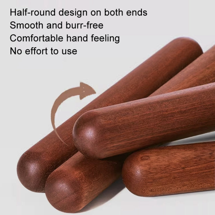 Home Wooden Rolling Pin Nonstick Red Sandalwood Rolling Stick, 25x3cm, 30x3cm, 40x3cm, 30x3.6cm, 40x3.6cm, 50x3.6cm