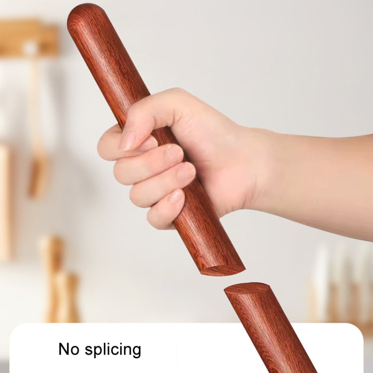 Home Wooden Rolling Pin Nonstick Red Sandalwood Rolling Stick, 25x3cm, 30x3cm, 40x3cm, 30x3.6cm, 40x3.6cm, 50x3.6cm