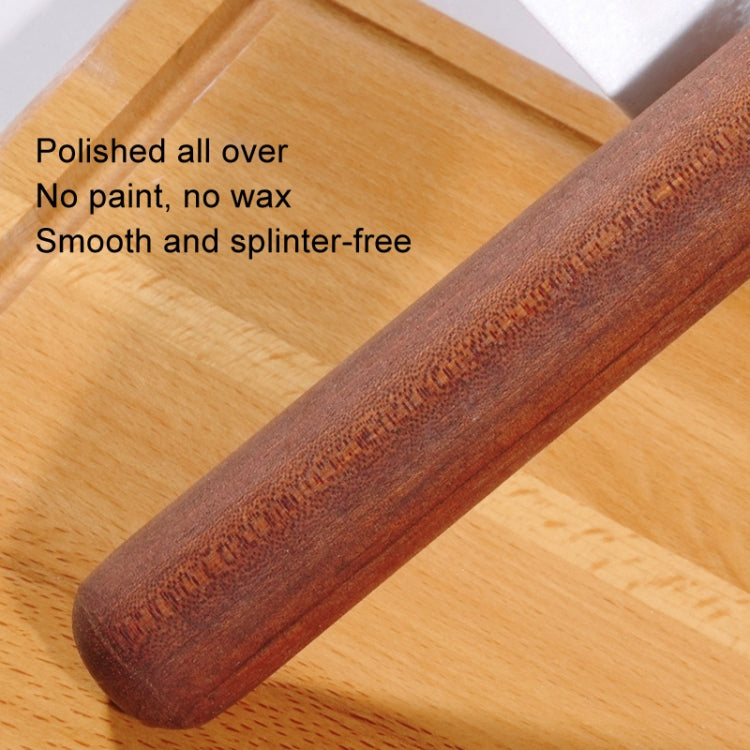 Home Wooden Rolling Pin Nonstick Red Sandalwood Rolling Stick, 25x3cm, 30x3cm, 40x3cm, 30x3.6cm, 40x3.6cm, 50x3.6cm