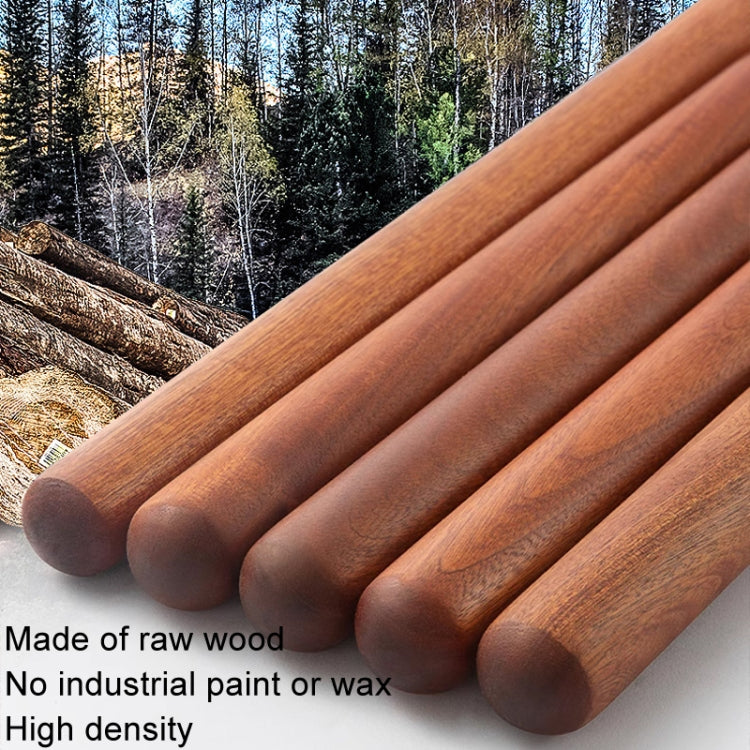 Home Wooden Rolling Pin Nonstick Red Sandalwood Rolling Stick, 25x3cm, 30x3cm, 40x3cm, 30x3.6cm, 40x3.6cm, 50x3.6cm
