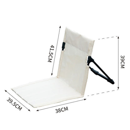 Outdoor Camping Lightweight Comfortable Folding Chair Camping Park Leisure Beach Portable Single Cushion Chair