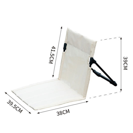 Outdoor Camping Lightweight Comfortable Folding Chair Camping Park Leisure Beach Portable Single Cushion Chair