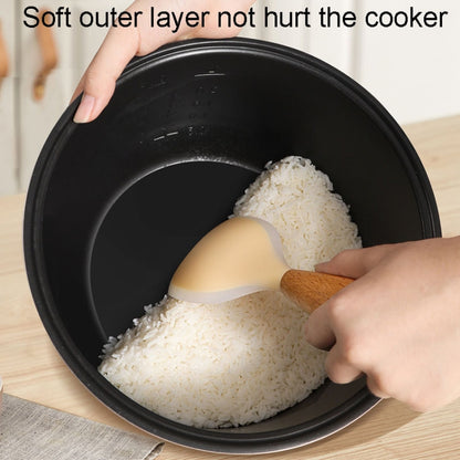 Kacheeg Household Food Grade Standing Non-Stick Rice Ladle Rice Cooker Spoon
