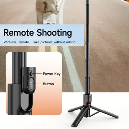 L20 Magnetic Bluetooth Selfie Stick Phone Holder Desktop Tripod