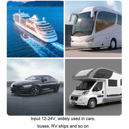 12/24V USB+Type-C Car, RV, Boat Mobile Phone Charger Modification, Silver 2.1A+1A+PD3.0