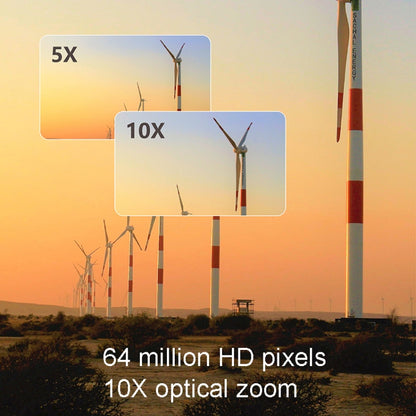 W2 64MP 4K 3 Inch Screen 10X Optical Zoom+4X Digital Zoom Camera