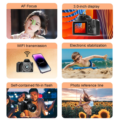 W2 64MP 4K 3 Inch Screen 10X Optical Zoom+4X Digital Zoom Camera