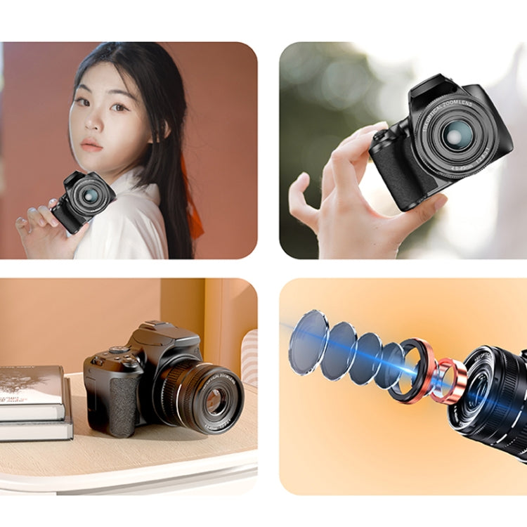 W2 64MP 4K 3 Inch Screen 10X Optical Zoom+4X Digital Zoom Camera