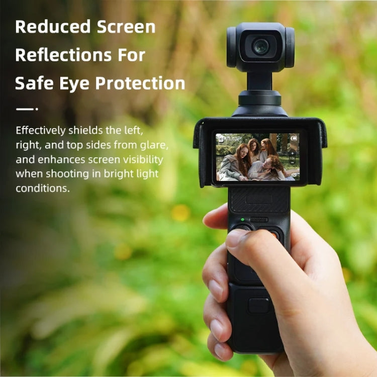 غطاء واقي من الشمس BRDRC خفيف الوزن لكاميرا DJI Osmo Pocket 3، غطاء واقي من الشمس
