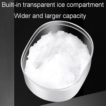 Kacheeg Small Home Ice Shaving Machine Hand-Cranked Ice Crusher, Ice Shaver+Frozen Mold