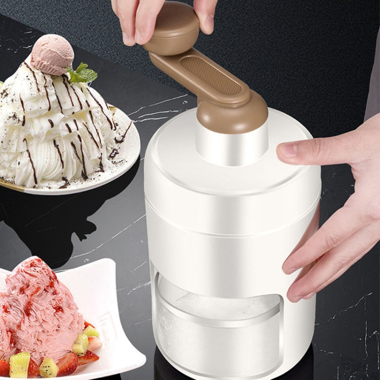 Kacheeg Small Home Ice Shaving Machine Hand-Cranked Ice Crusher, Ice Shaver+Frozen Mold