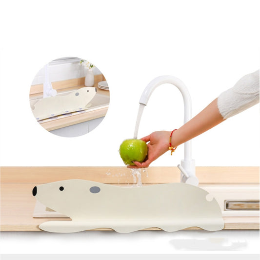 Cartoon Bear Kitchen Sink Water Deflector Sink Suction Cup Splash Protection Tools