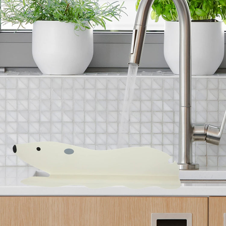 Cartoon Bear Kitchen Sink Water Deflector Sink Suction Cup Splash Protection Tools