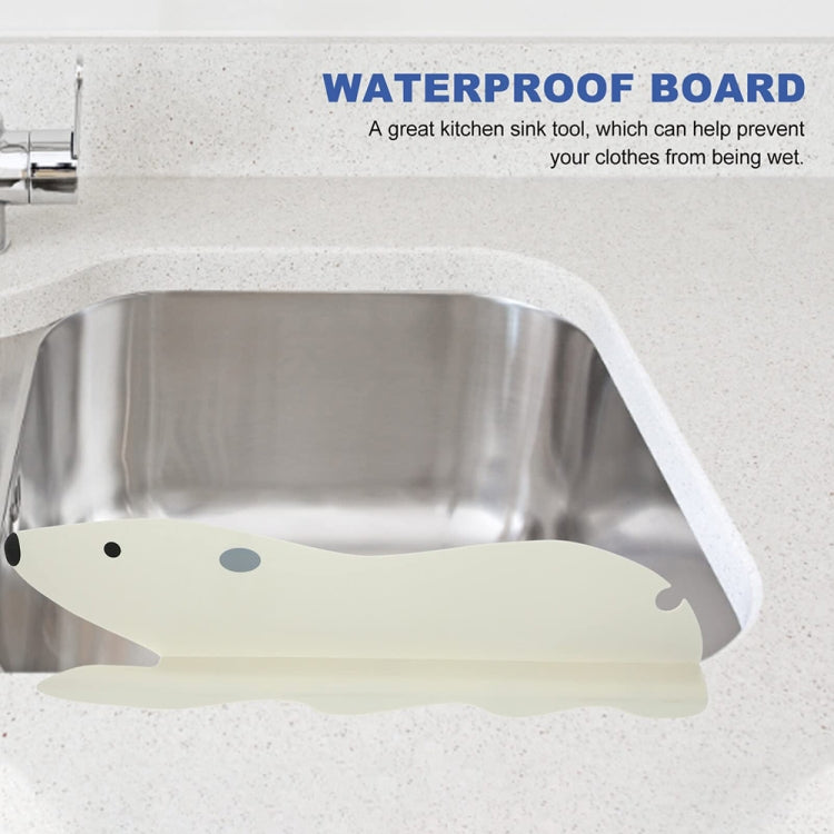 Cartoon Bear Kitchen Sink Water Deflector Sink Suction Cup Splash Protection Tools