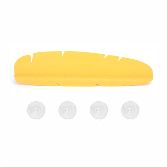 Leaf Shape Kitchen Sink Silicone Water Deflector Home Dishwashing Suction Cup Anti-splash Tools, Green, Yellow, White