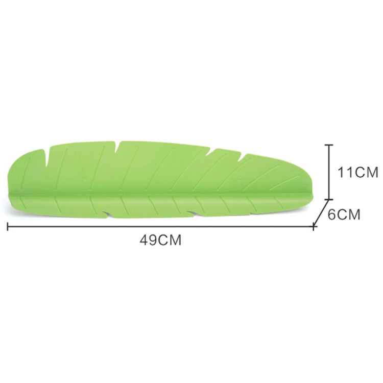 Leaf Shape Kitchen Sink Silicone Water Deflector Home Dishwashing Suction Cup Anti-splash Tools, Green, Yellow, White