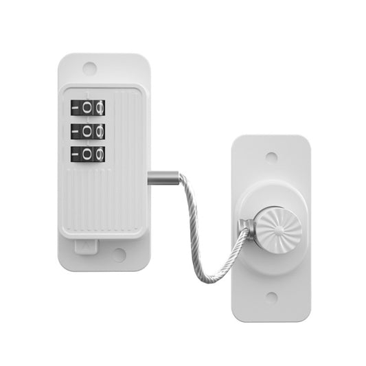 Children Window Safety Lock Limited Positioning Password Refrigerator Lock, 3-digit Password