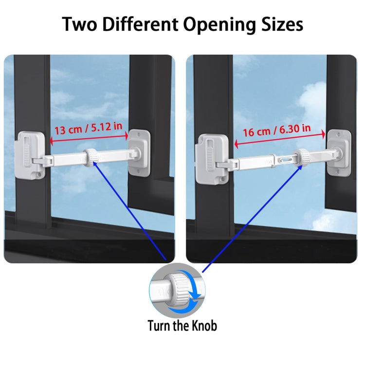 Window Limator Lock Children Safety Lock Anti-Theft Window Lock, FT1