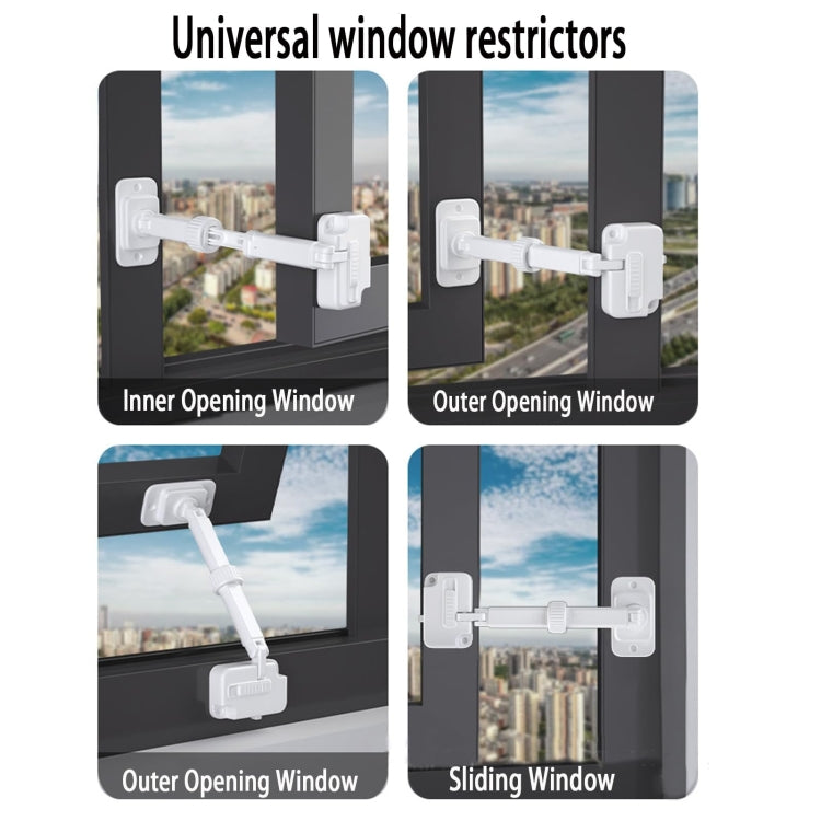 Window Limator Lock Children Safety Lock Anti-Theft Window Lock, FT1