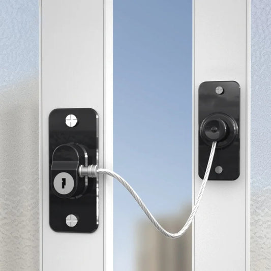 Multifunctional Children Window Safety Lock With Key Refrigerator Cabinet Lock Dual Purpose Limator, FQ8